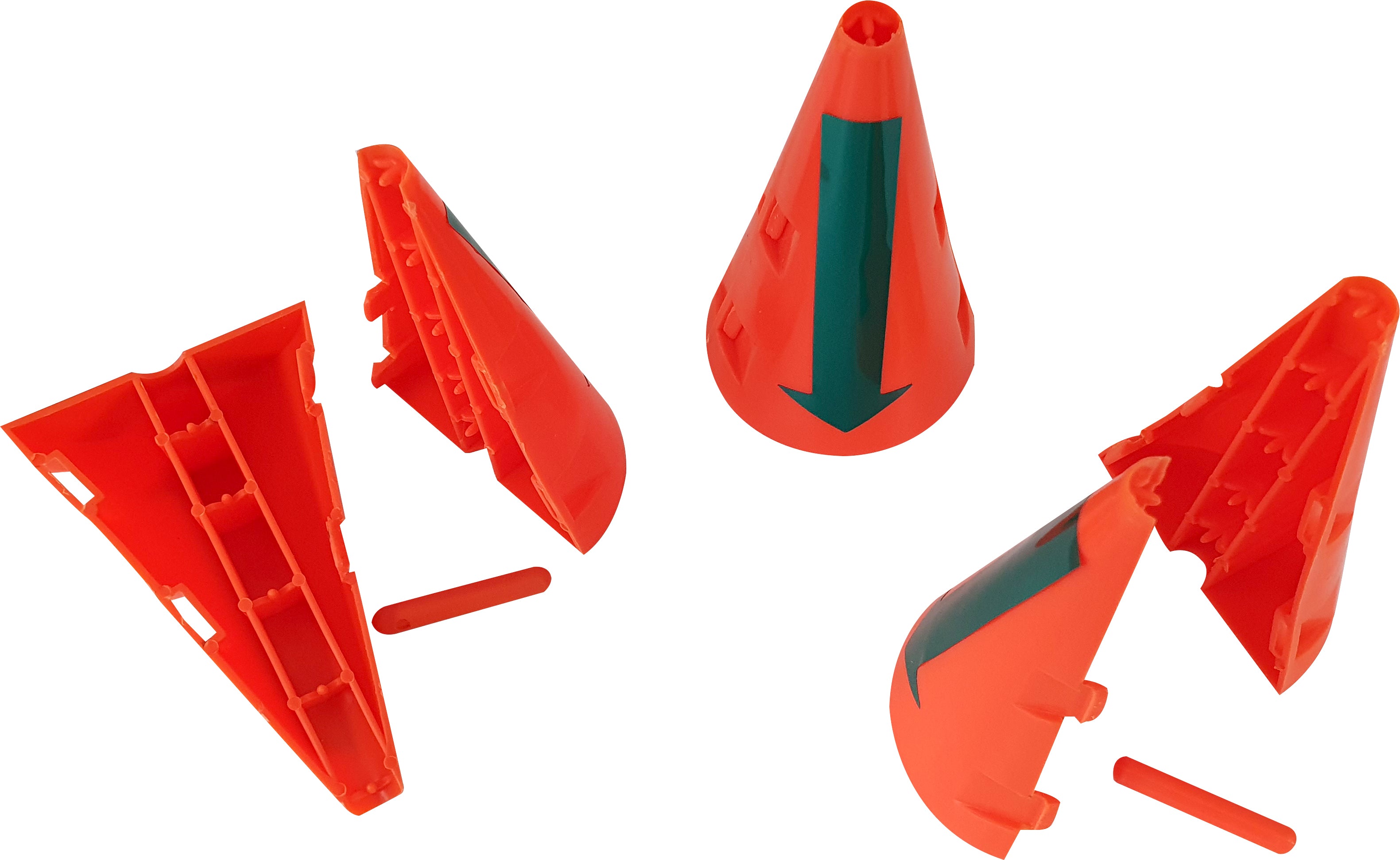 High Vis Orange Self Locking Cones